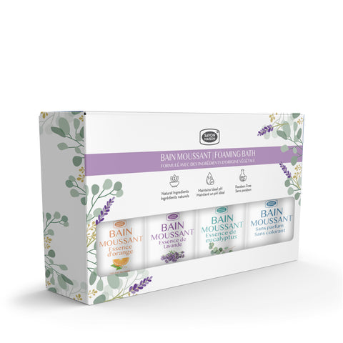 Boîte cadeau | Bain moussant (Boîte de 4)