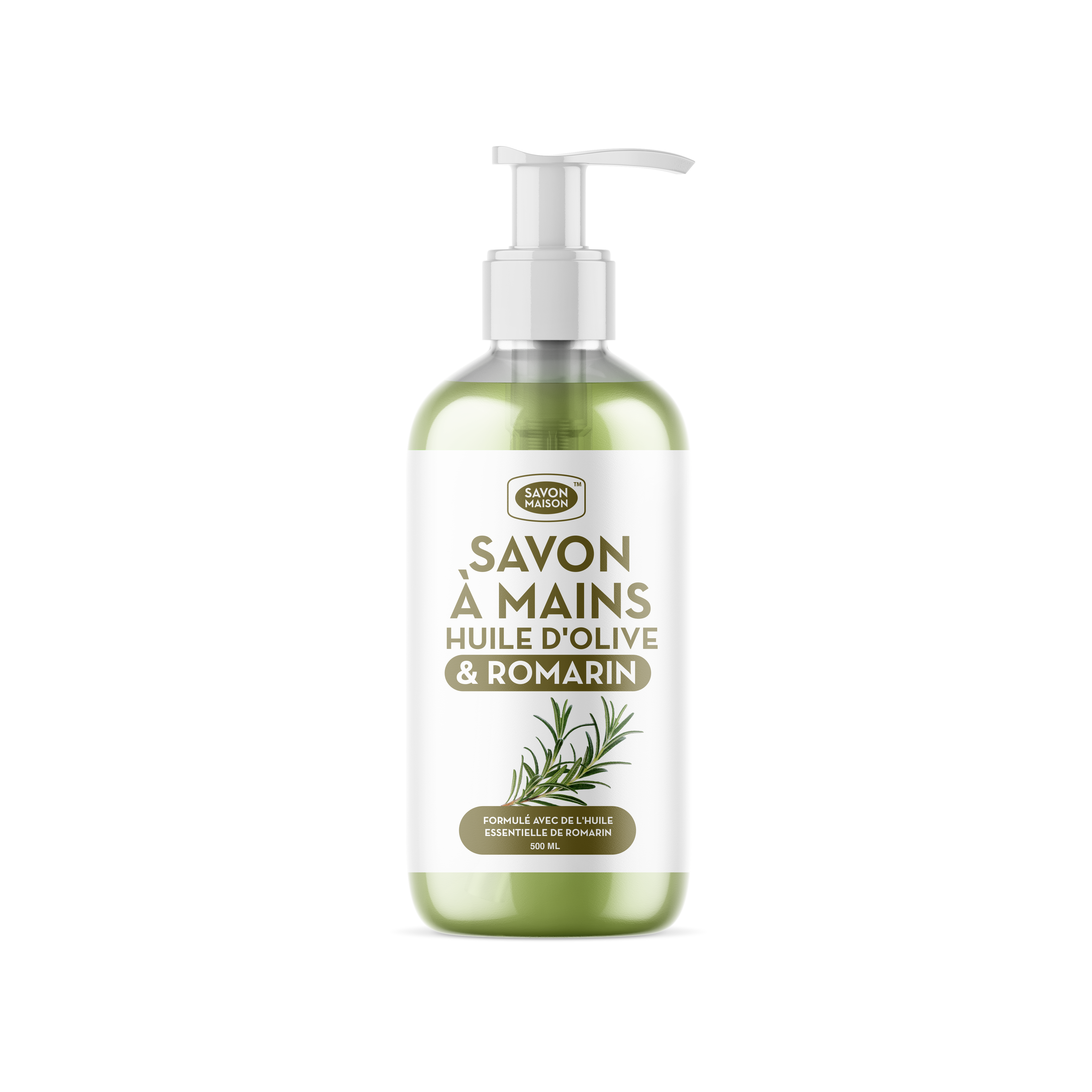 Savon á mains | Huile d'olive et romarin (Boîte de 4)